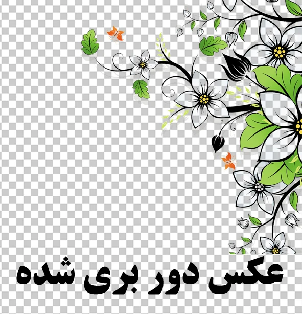 گل و بوته png