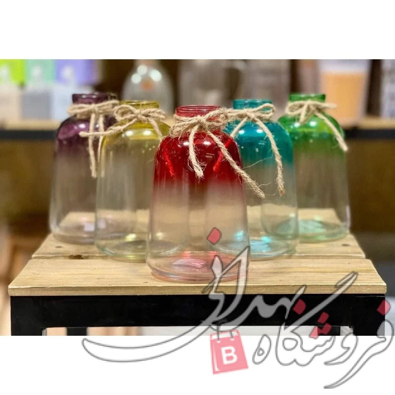 گلدان شیشه ای ارکیده