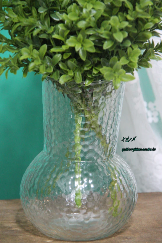 گلدان شیشه ای شفاف کد ۰۱۰
