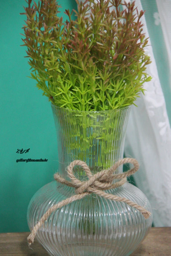 گلدان شیشه ای شفاف کد ۰۷