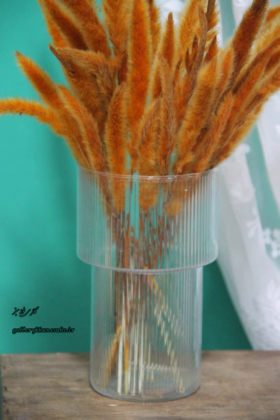 گلدان شیشه ای کد ۰۲ شیشه شفاف