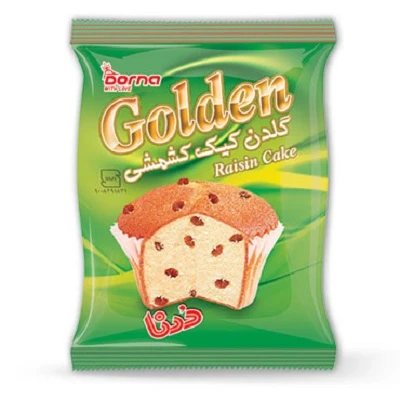 گلدن کیک کشمشی 70 گرم درنا