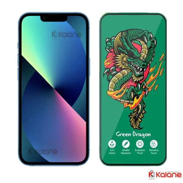 گلس Apple iPhone 13 Pro مدل Horo Green Dragon