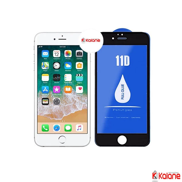 گلس تمام صفحه Apple iPhone 8 Plus برند LANBI مدل 11D