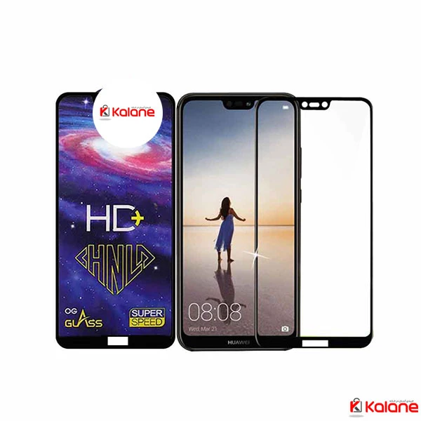 گلس تمام صفحه Huawei P20 Lite مدل HD Plus