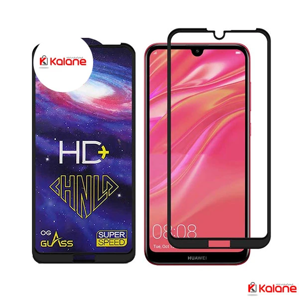 گلس تمام صفحه Huawei Y7 Prime 2019 مدل HD Plus