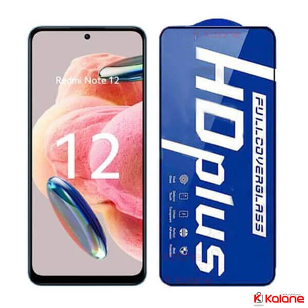 گلس تمام صفحه Xiaomi Redmi Note 12 4G مدل HD Plus