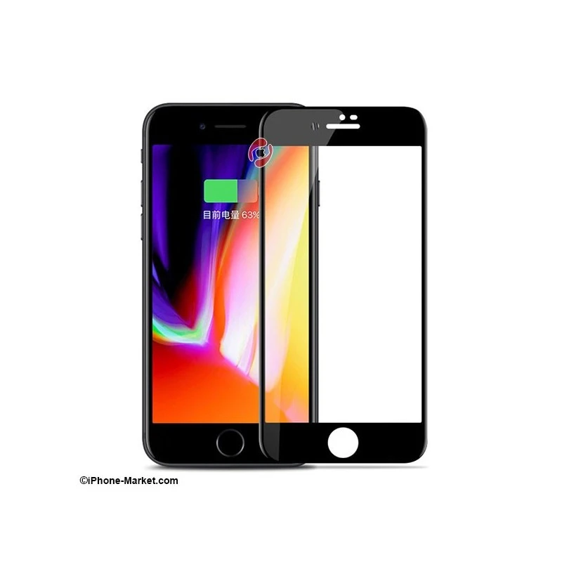 گلس تمام صفحه آیفون 7 و 8 برند iPaky-1
