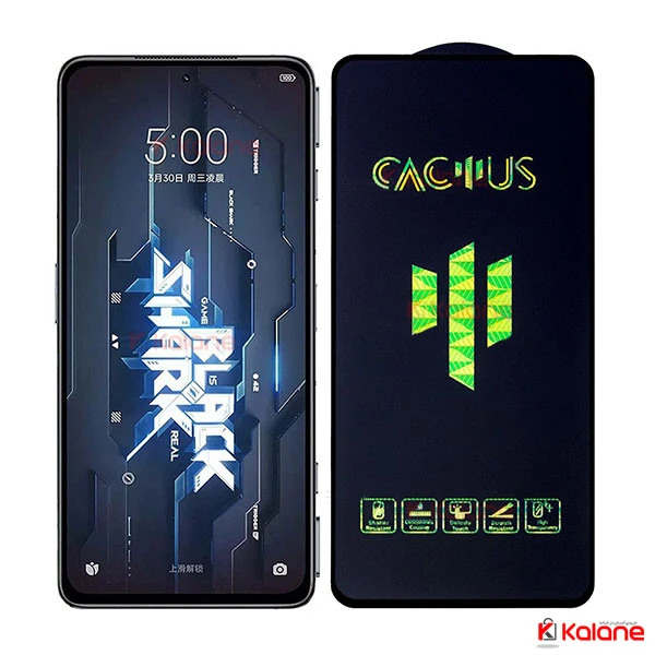 گلس تمام صفحه گوشی Xiaomi Black Shark 5 RS مدل Cactus