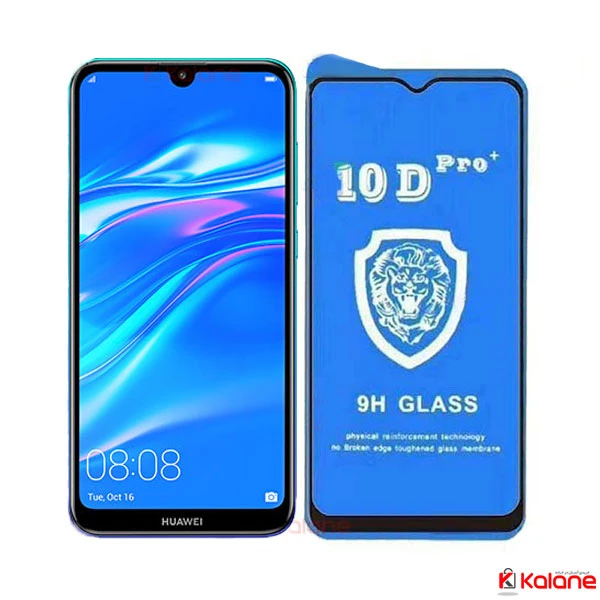 گلس تمام صفحه گوشی هواوی Huawei Y7 Prime 2019 مدل 10D Pro