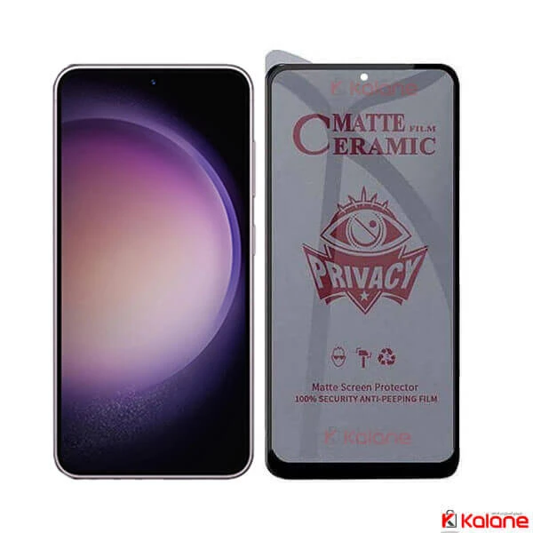 گلس سرامیکی Samsung Galaxy S23 Plus مدل حریم شخصی