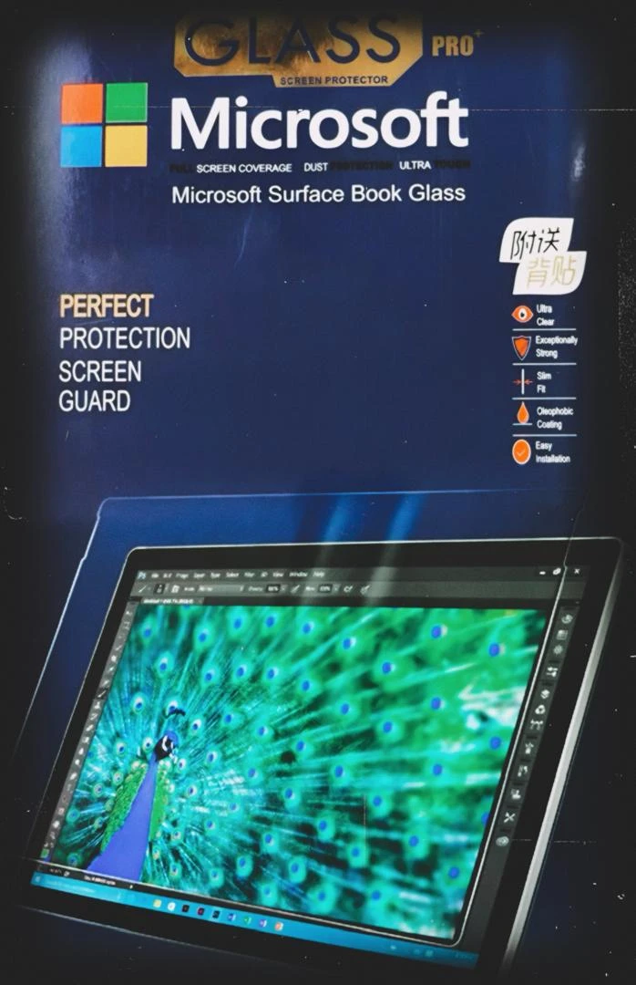گلس سرفیس Microsoft Surface Book Premium Tempered 9H Glass