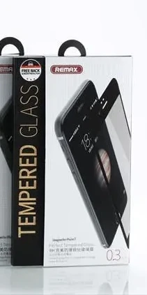 گلس شیشه ای با کیفیت Remax برای ایفون 7 plus