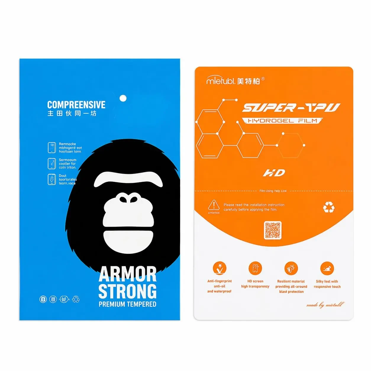 گلس صفحه نمایش هیدروژل شفاف برند میتوبل مدل DOOGEE Y8-1