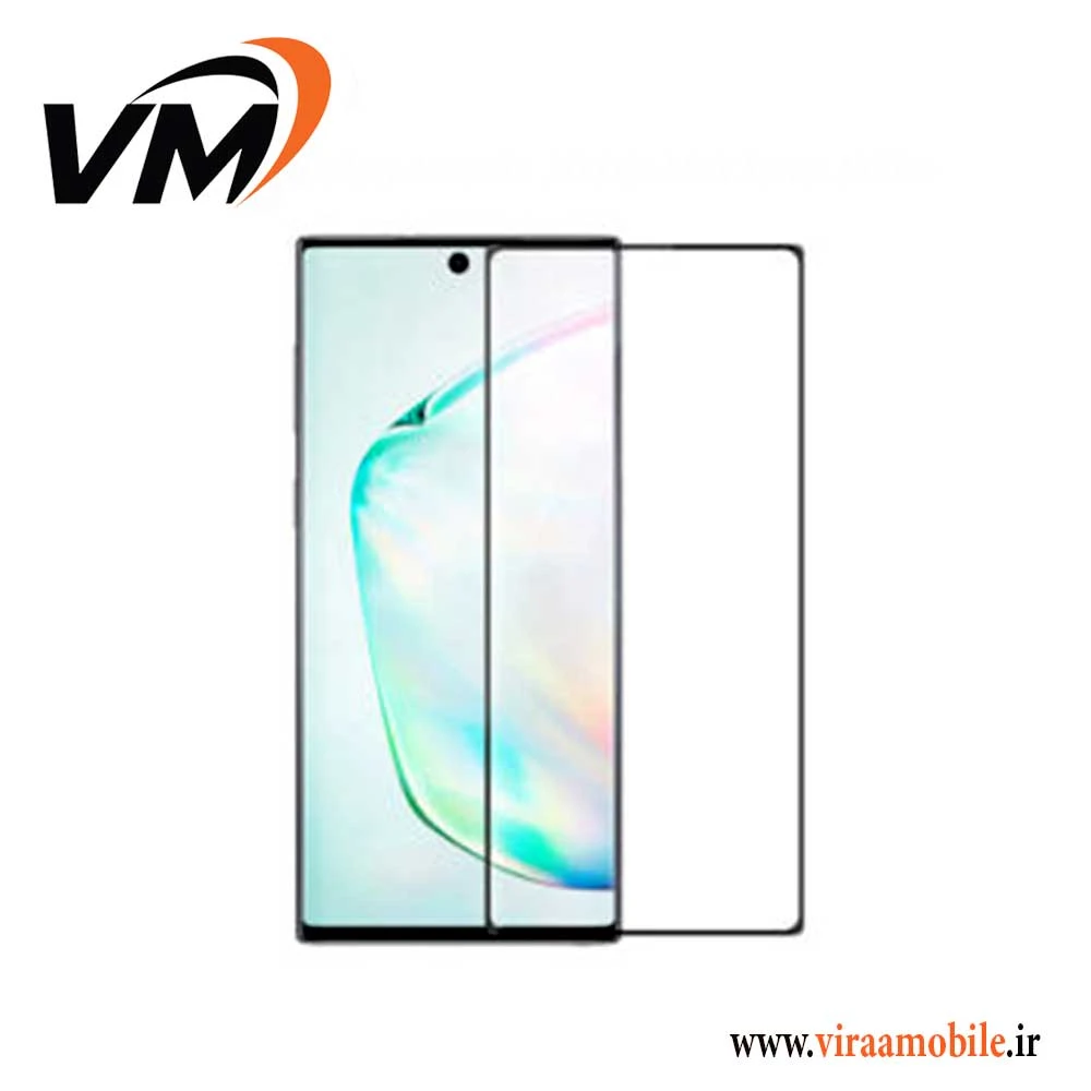 گلس فول چسب سامسونگ Galaxy Note10 Plus