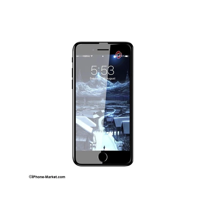 گلس فول کاور دور نرم آیفون 6P/6SP/7P/8P برند Baseus-2