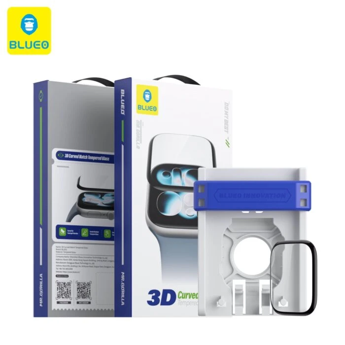 گلس محافظ صفحه BLUEO بلو 3D curved Watch Tempered Glass With Applicator با اپلیکاتور