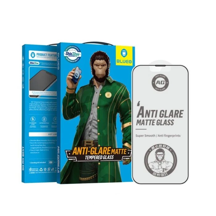 گلس محافظ صفحه BLUEO بلو Anti Glare Matte Glass Anti Static مات ضد انعکاس نور سامسونگ