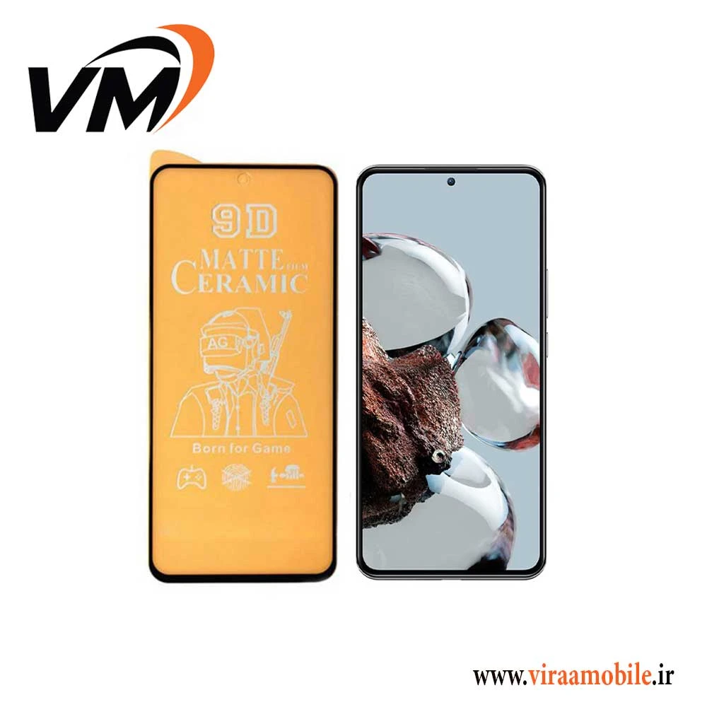 گلس محافظ صفحه نمایش سرامیکی مات Xiaomi 12T