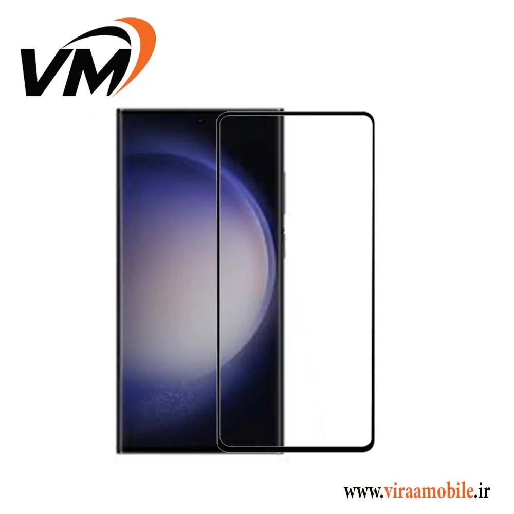 گلس محافظ صفحه نمایش فول چسب Galaxy S23 ultra