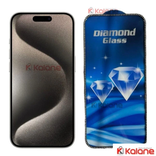 گلس نگین دار گوشی Apple iPhone 15 Pro Max
