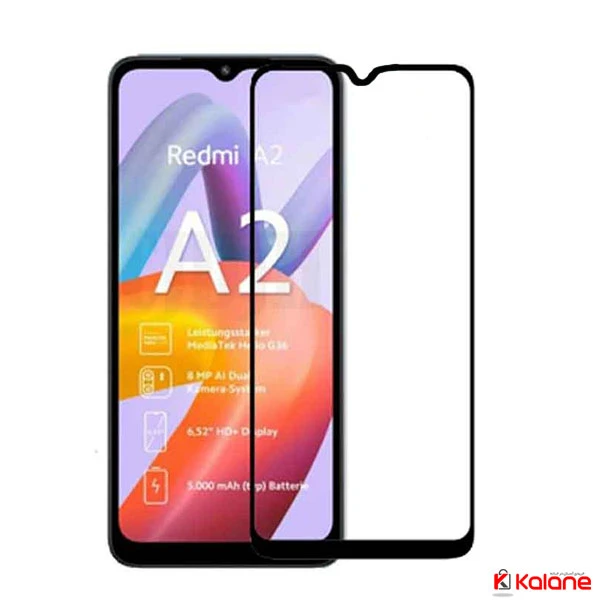 گلس گوشی Xiaomi Redmi A2 مدل تمام صفحه
