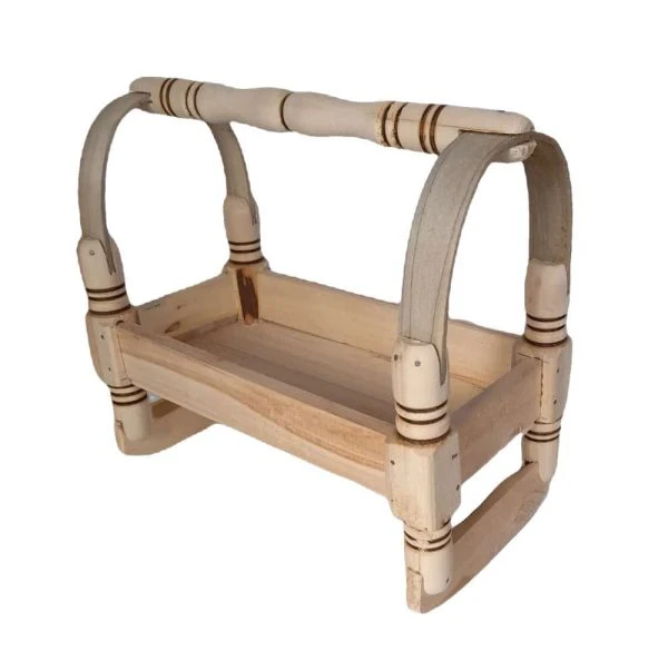 گهواره دکوری چوبی