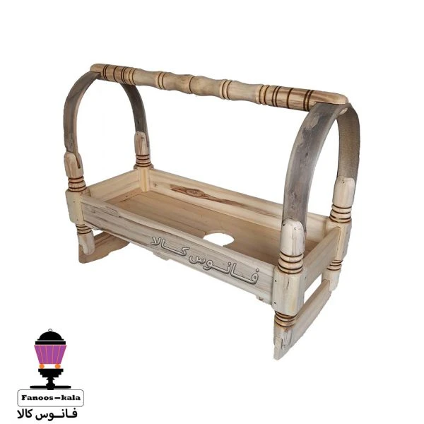 گهواره چوبی سایز واقعی