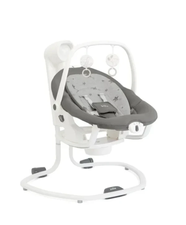 گهواره کودک جویی مدل Serina 2in1 Cosmo Grey