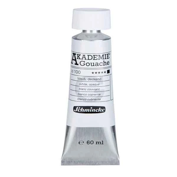گواش اشمینک سفید 60 میل (akademie gouache 100 white)