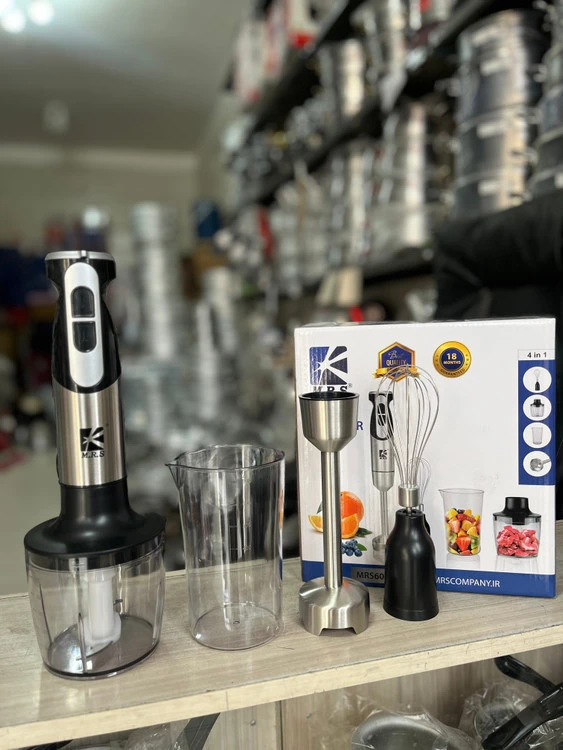 گوشت کوب برقی 4 کاره برند M.R.S 6000 با موتور گیربکسی