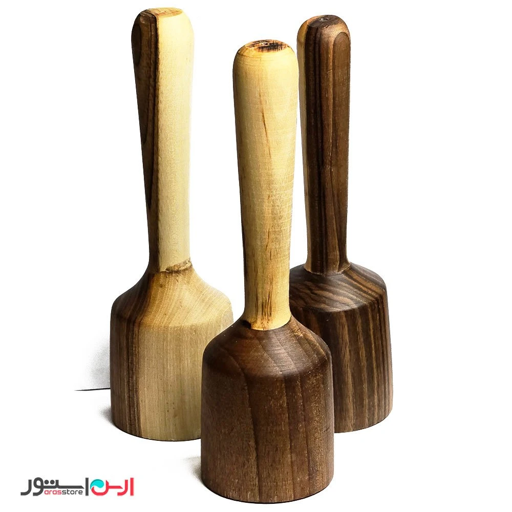 گوشت کوب چوبی گردو اعلا 24 سانتی