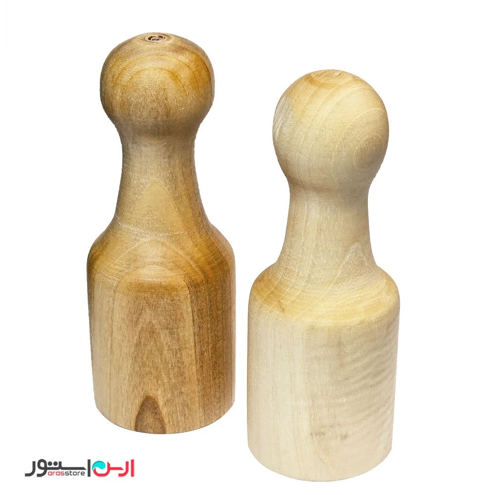 گوشت کوب چوبی گردو مشتی دو کاره 14.5 سانتی اعلا