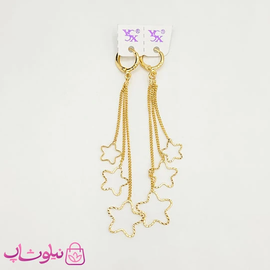 گوشواره آویز بلند دخترانه ysx طرح گل کد 891