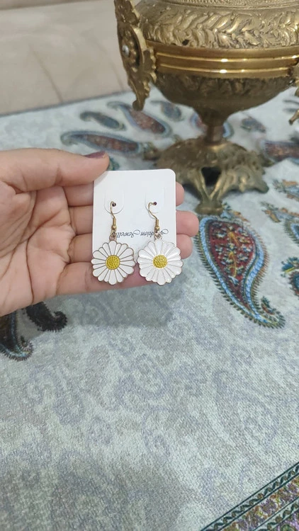 گوشواره بابونه 🌸