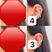 گوشواره بدون نیاز به سوراخ گوش