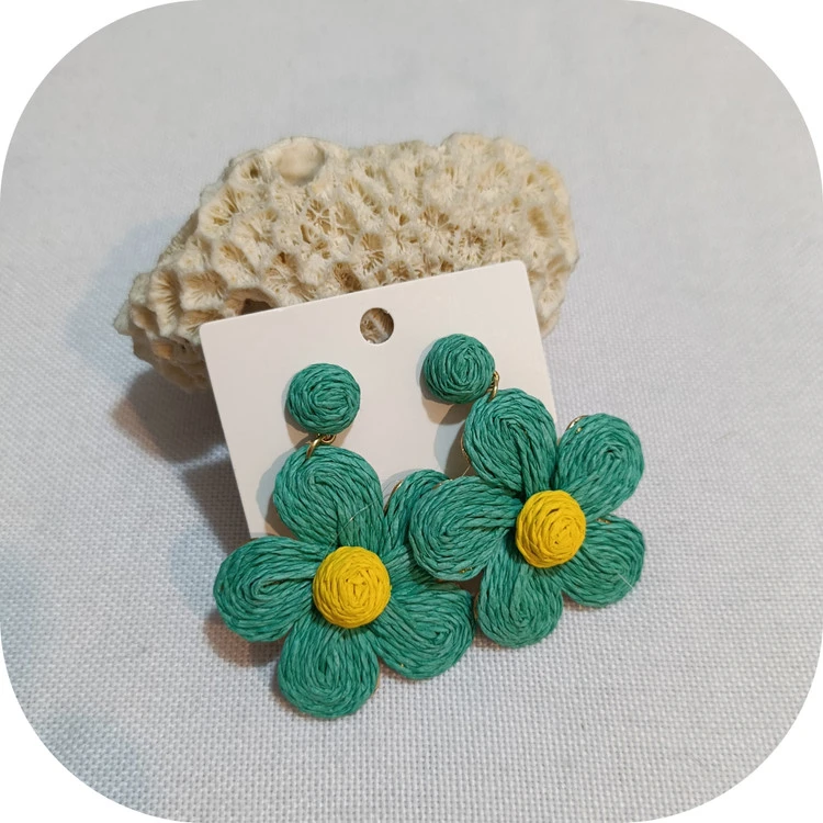 گوشواره حصیری طرح کل