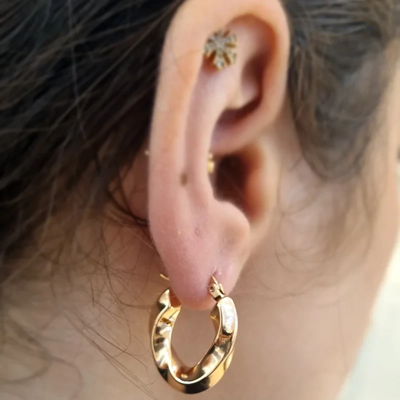 گوشواره حلقه ای xuping ژوپینگ ( ارسال رایگان ) کد 240260