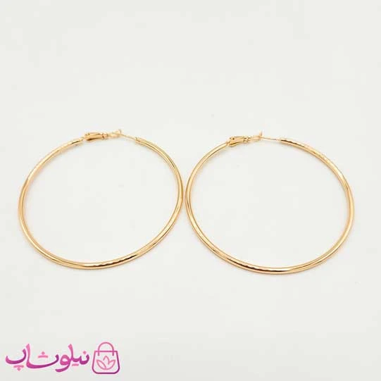 گوشواره حلقه ای ساده بزرگ ژوپینگ