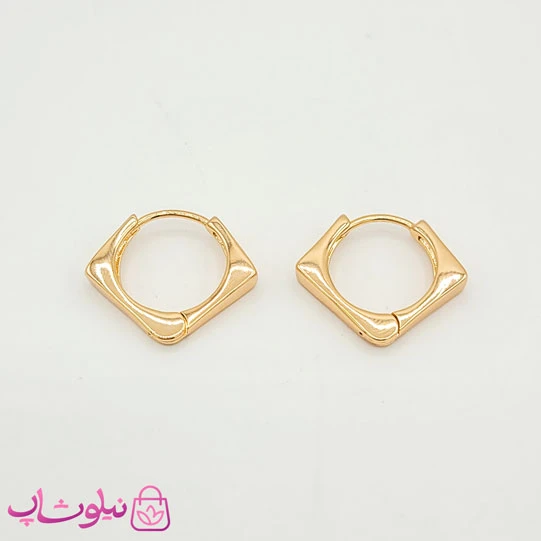 گوشواره دخترانه ژوپینگ ضلعدار کد 721