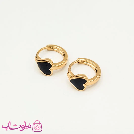 گوشواره دخترانه ژوپینگ قلب ساده کد 179