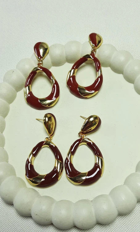 گوشواره دو رنگ