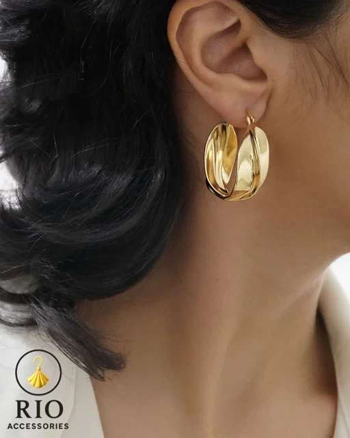 گوشواره زنانه طلایی