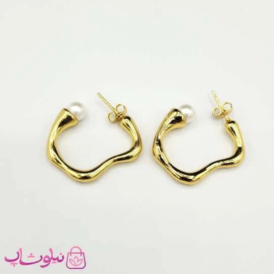 گوشواره زنانه فانتزی مدل مروارید کد 1291