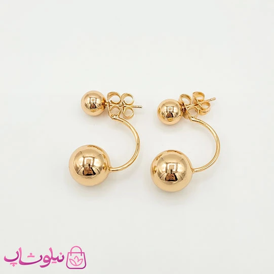 گوشواره زنانه ژوپینگ مدل توپی کد 1598
