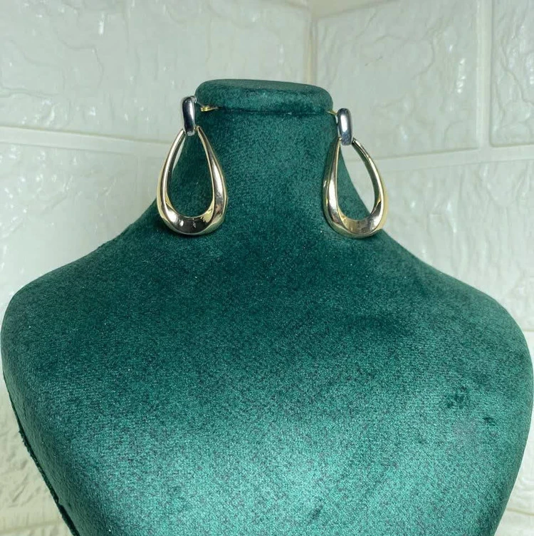 گوشواره طرح اشک سیلور
