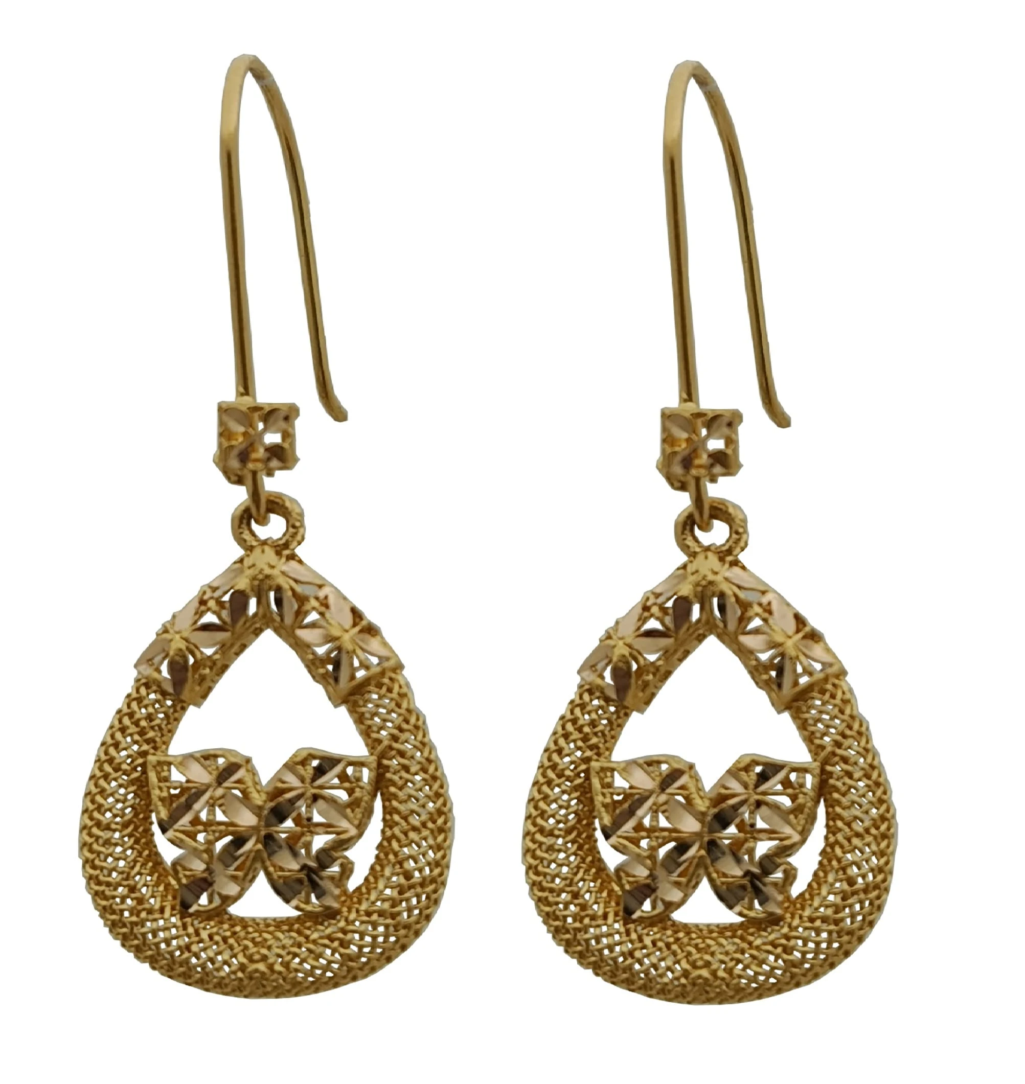 گوشواره طرح پروانه