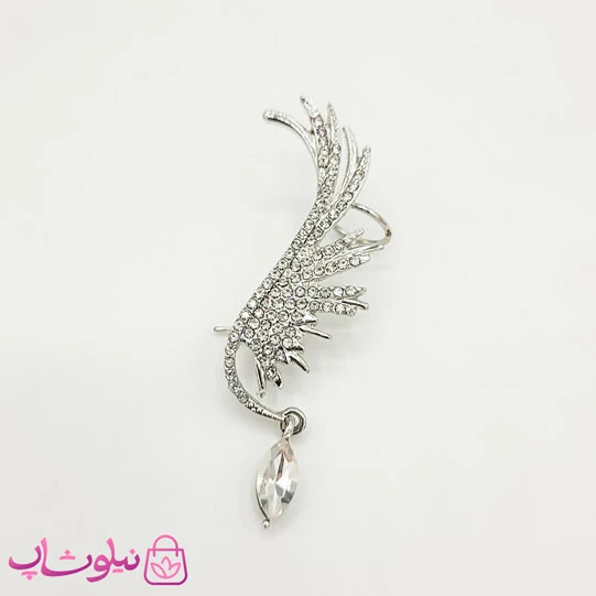 گوشواره لاله گوش دخترانه پرنگین آویزدار