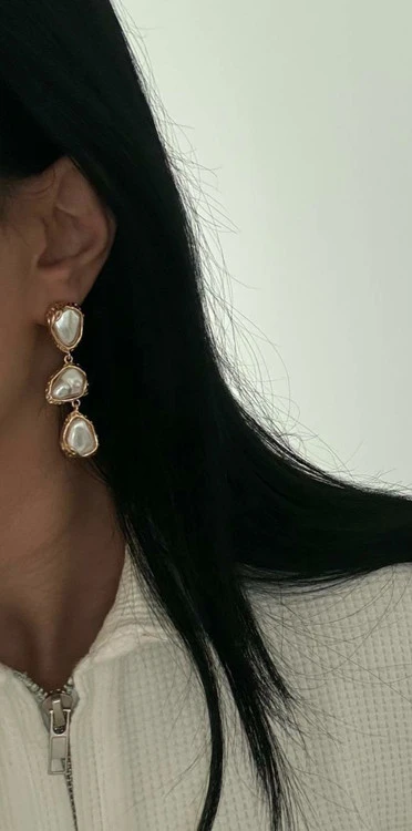 گوشواره مروارید باروک