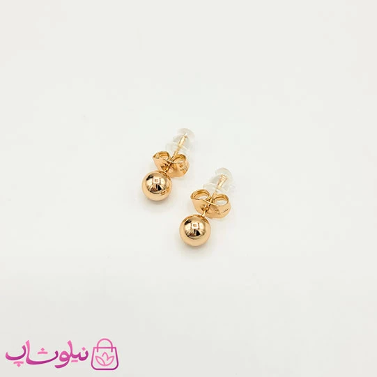 گوشواره میخی ژوپینگ مدل گوی کوچک کد 599